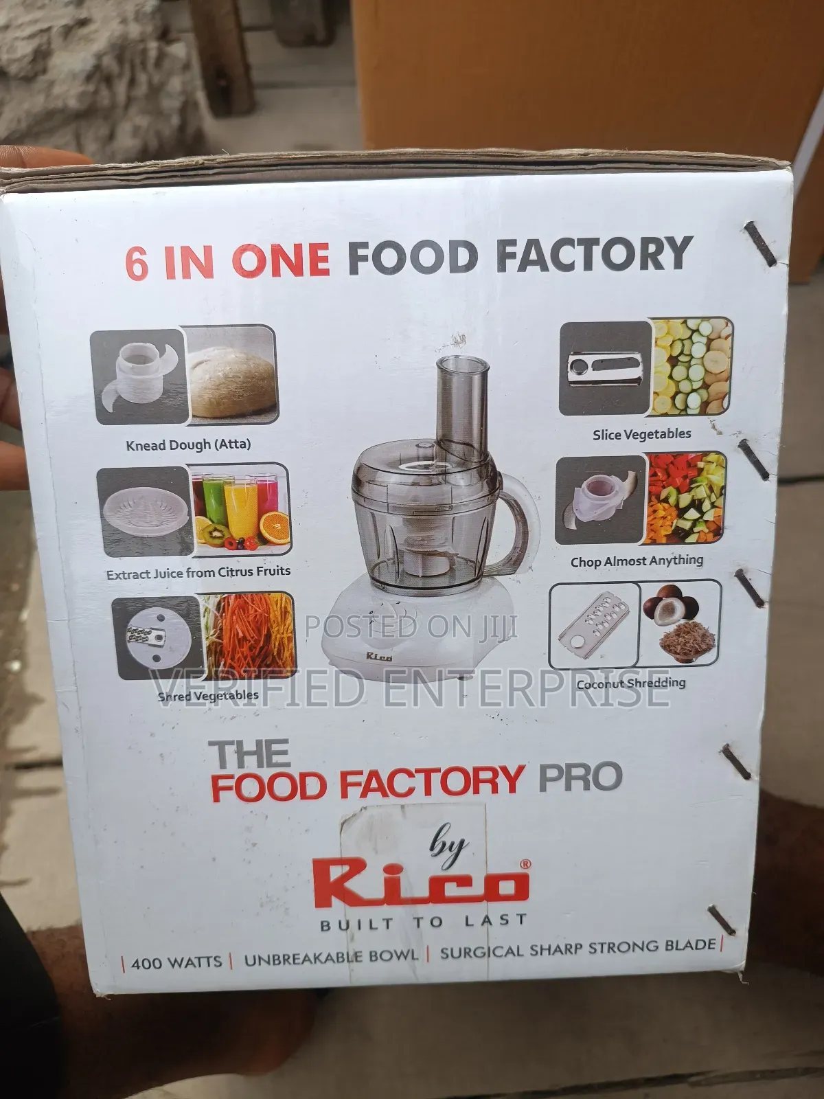 Rico Food Processor - 6 in 1