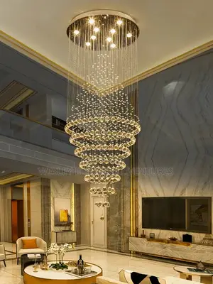 Photo - Rain 8ft by 600mm Nordic Chandelier