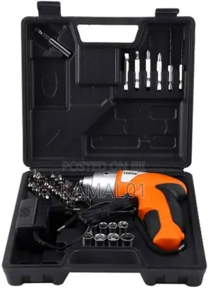 Floriscatm Cordless Electric Screwdriver With Bits Holder