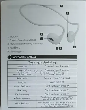 Pro Air TWS Wireless Bluetooth Headset Bone Conduction