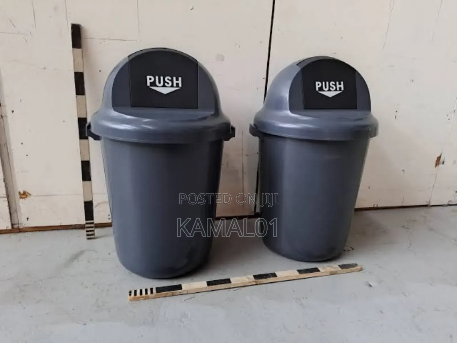 50liters Plastic Push Bin