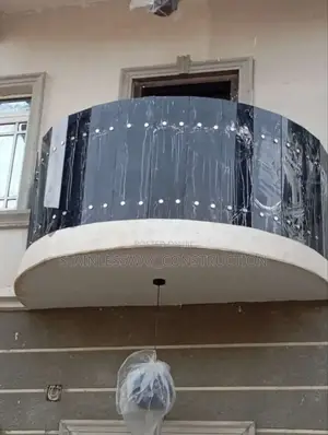 Arc Balcony Q Dark Grey Glass