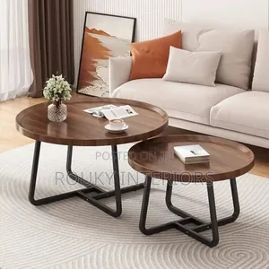 Modern Round Table for Living Room