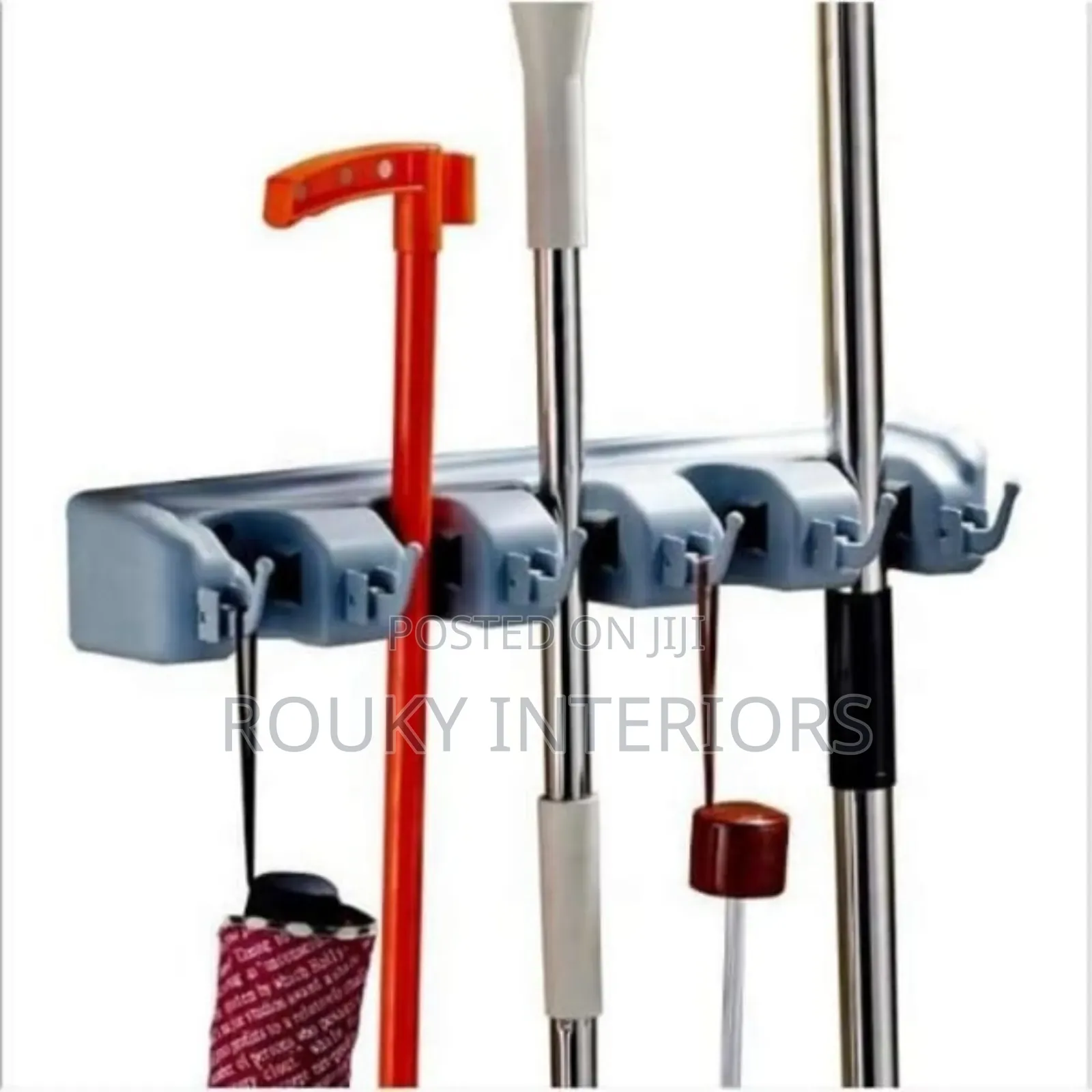 Wall Mounted Broom and Mop Holder