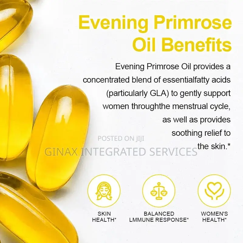 Evening Primrose Oil Capsule (90 Softgels, 1300mg) |