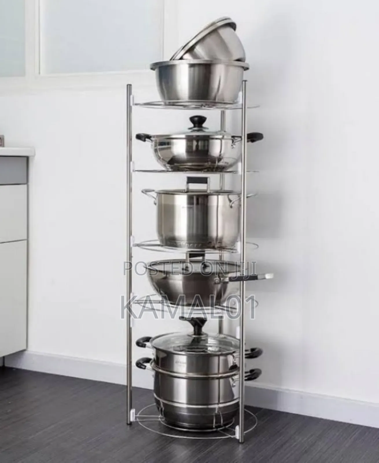 Multifunction Kitchen Pot Rack Five Layer