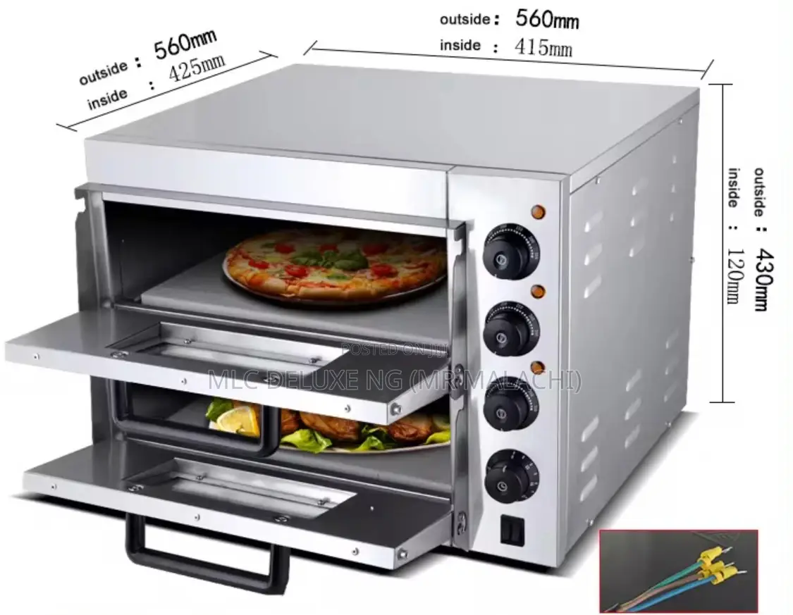 Multipurpose Electric Pizza Oven (With Stone) Pizza / Burger