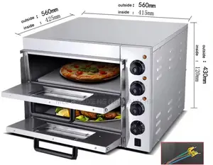 Multipurpose Electric Pizza Oven (With Stone) Pizza / Burger