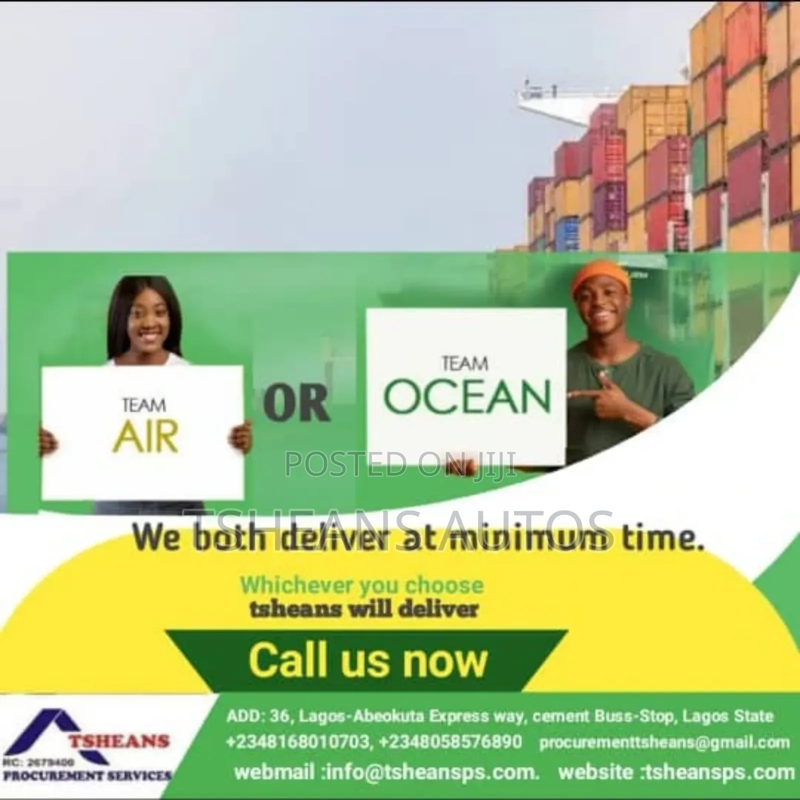 Import And Export, Air Sea