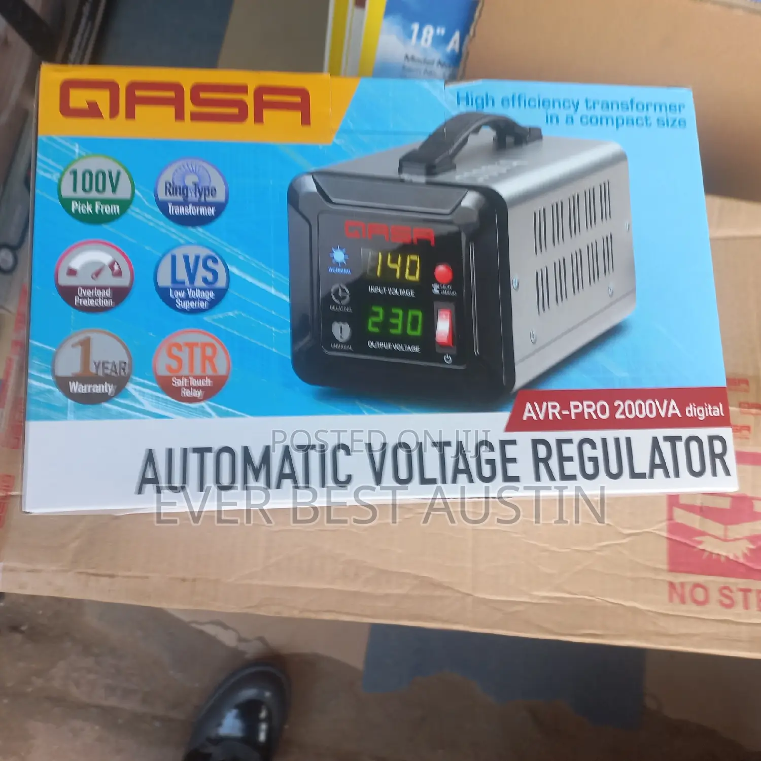 Qasa Digital 2000watts Stabilizer