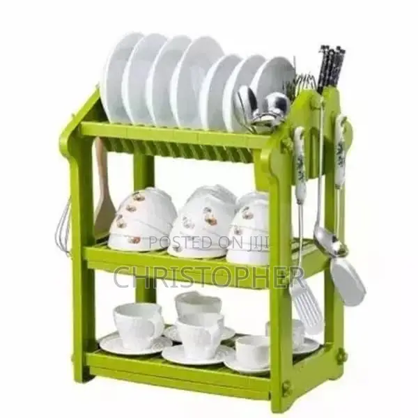 Wonder Home 3 Layer Durable Plastic Dish Rack