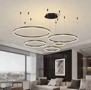 Luxury 5 Rings Living Room Chandelier