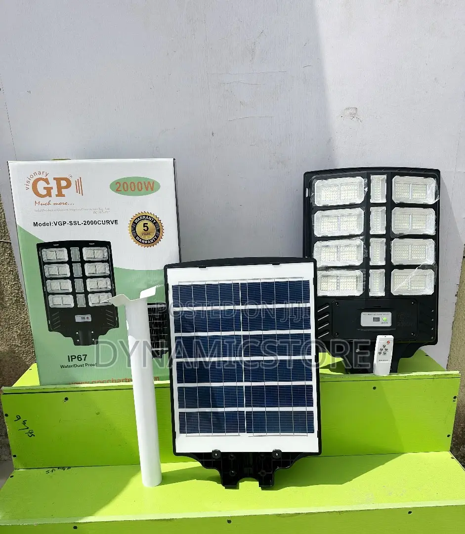Gp Solar Street Light 2000w With Pole