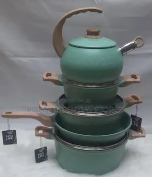Ucc Life Quality Induction Marble Pot.Available in Green