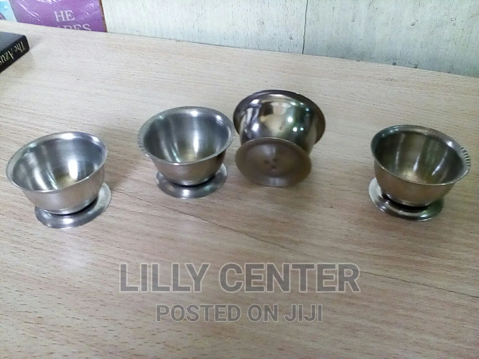 Communion Base Stainless Cups.