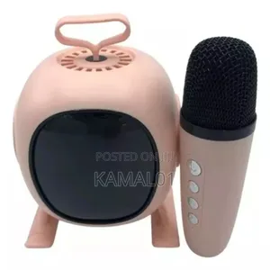 Rechargeable Karaoke Bluetooth Speaker With Colourful Light