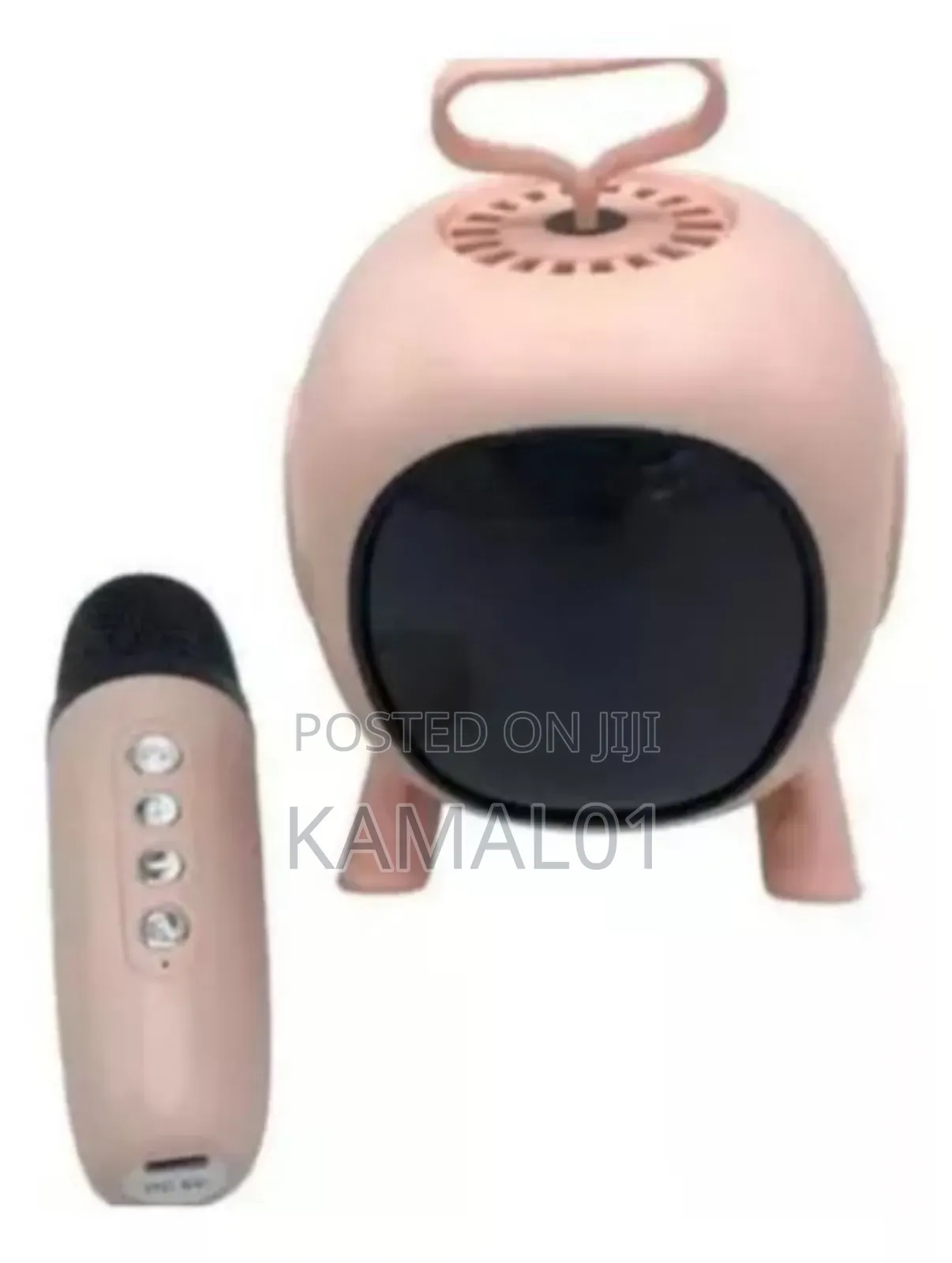 Rechargeable Karaoke Bluetooth Speaker With Colourful Light