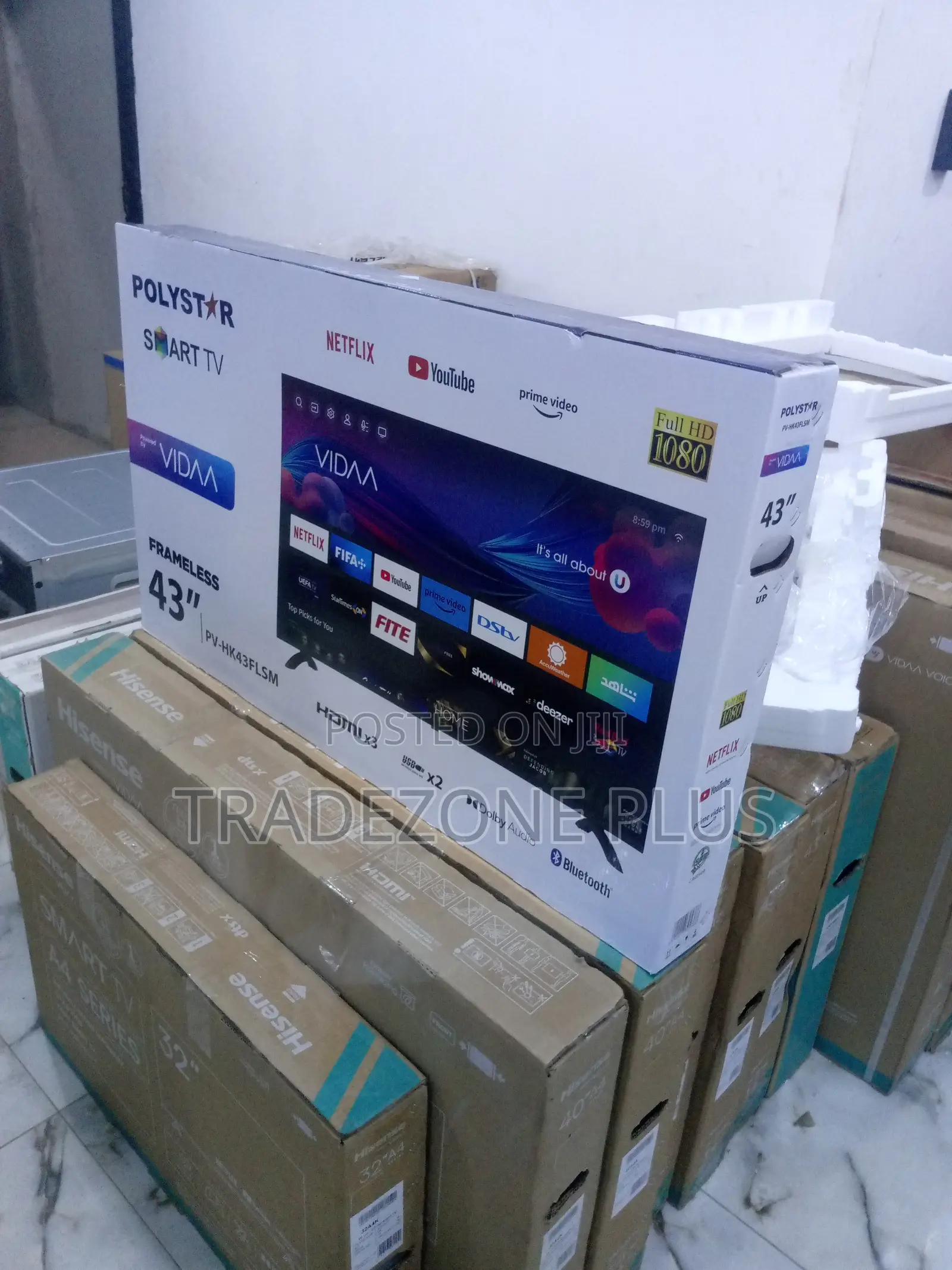 Polystar 43" Flat Screen Smart TV