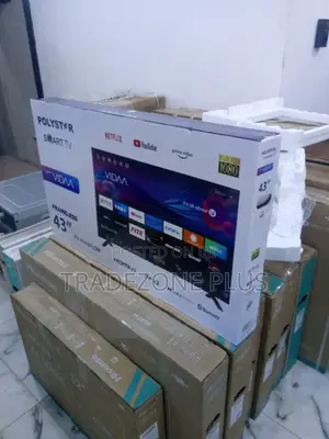 Polystar 43" Flat Screen Smart TV Pv-Hk43flsm