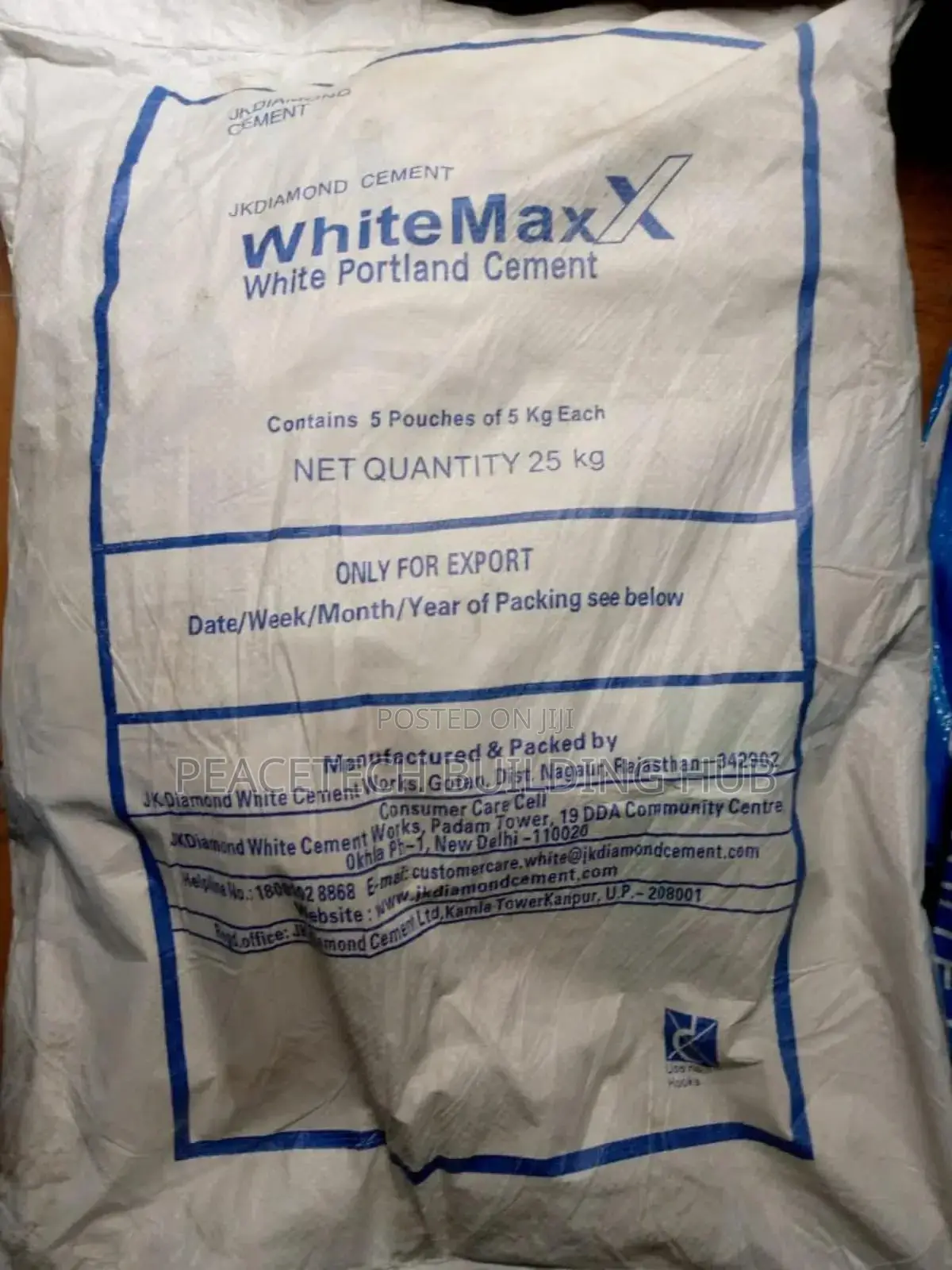 Original JK White Cement 25kg