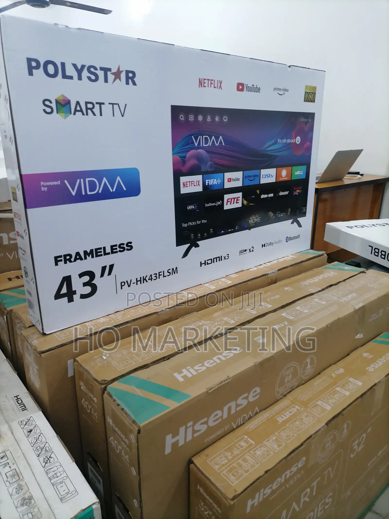 43 Inches Polystar Smart TV