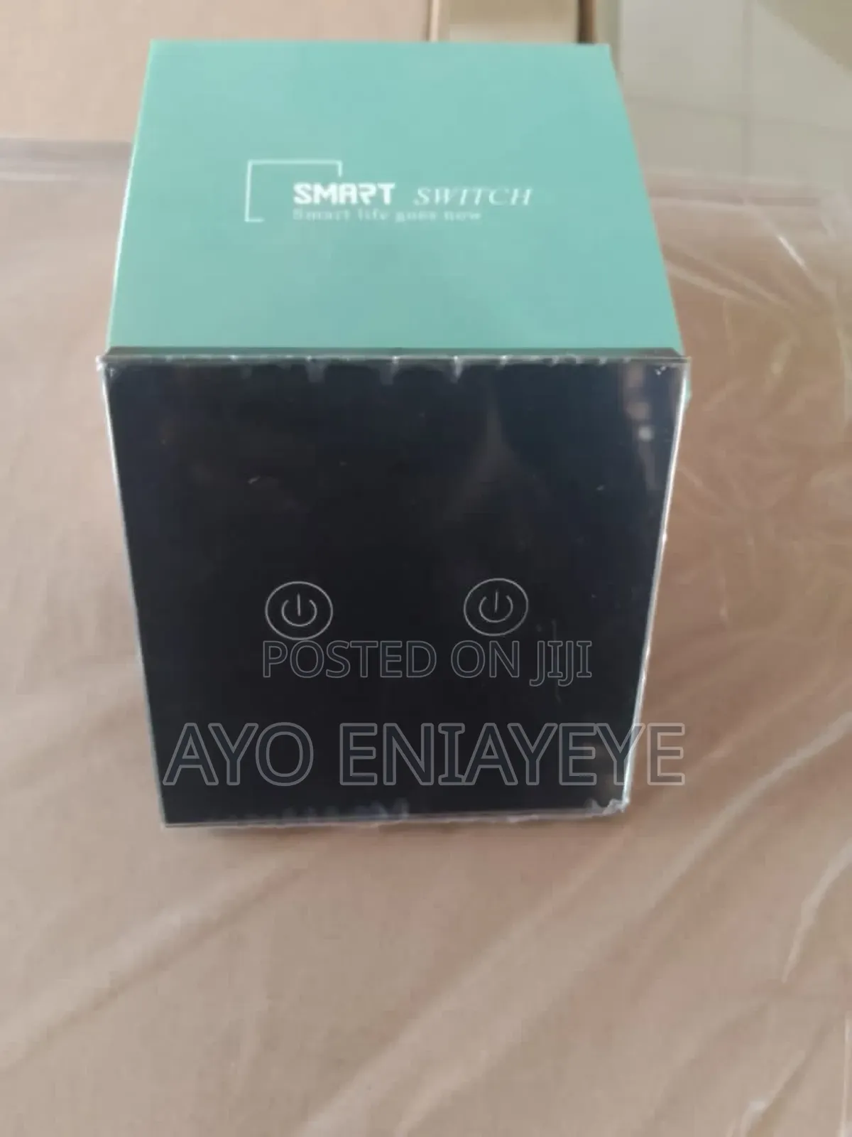 Smart Switch 2gang Black