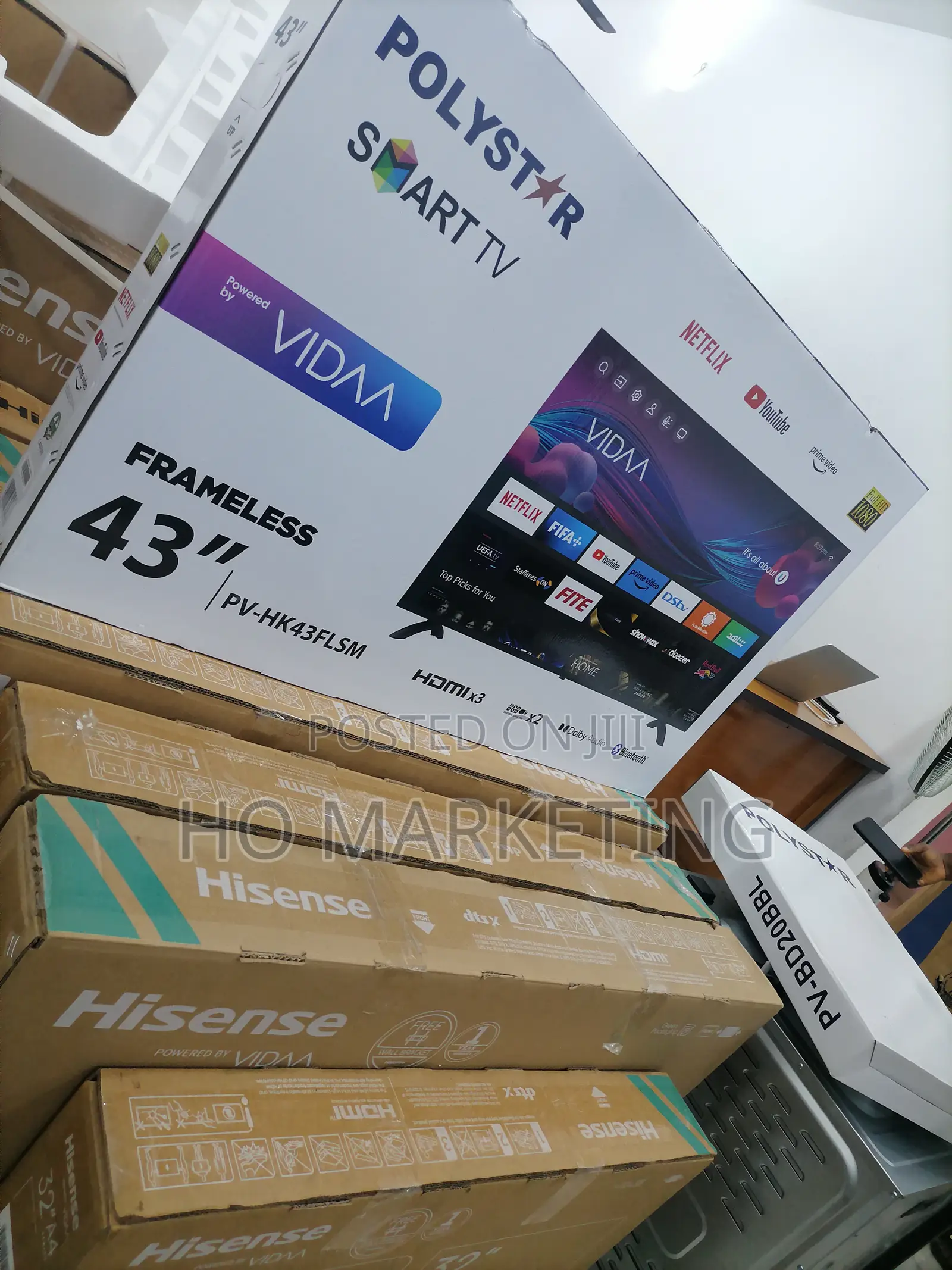 Best Frameless Polystar 43 Inches Smart TV