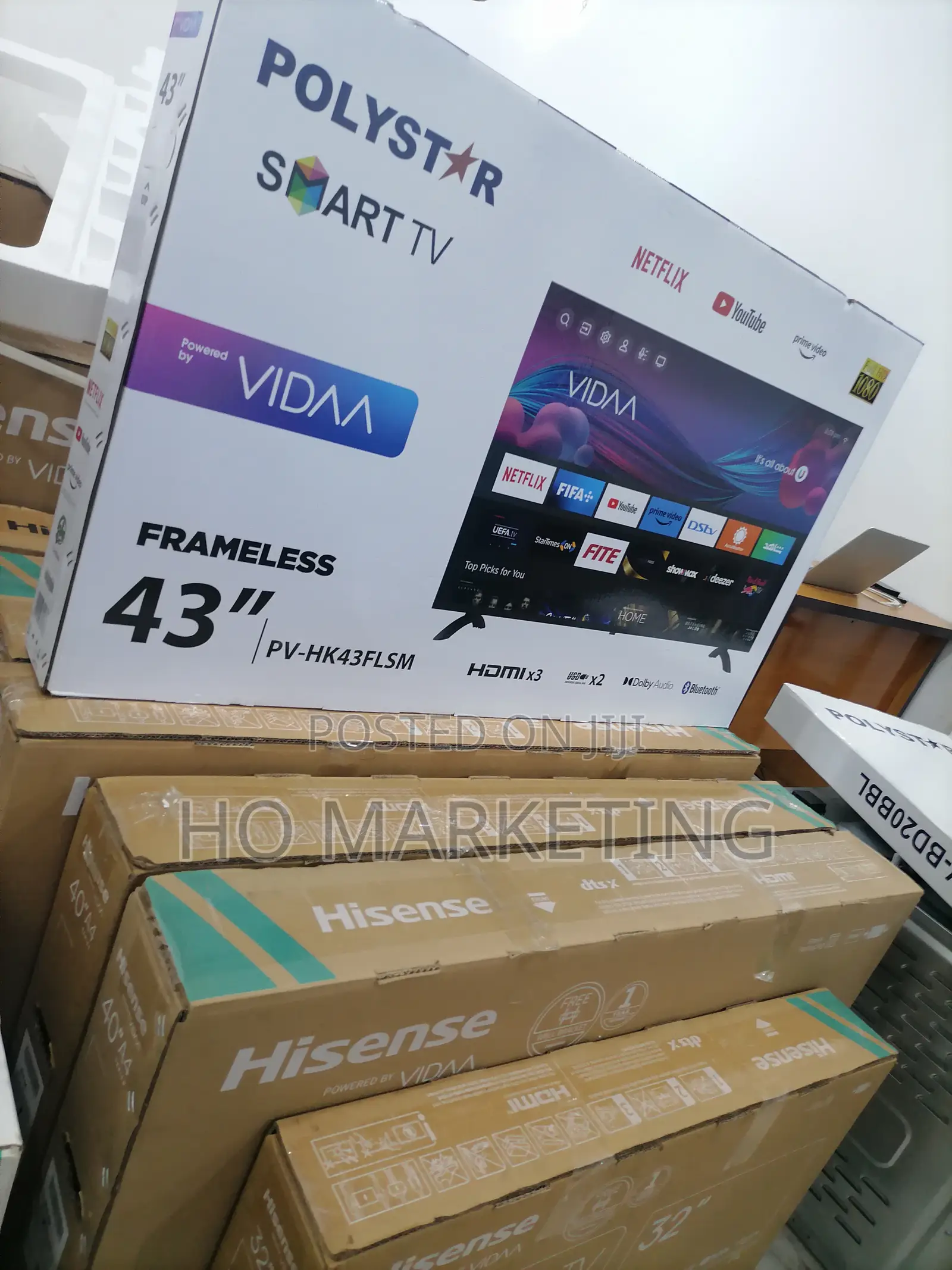 Best Frameless Polystar 43 Inches Smart TV