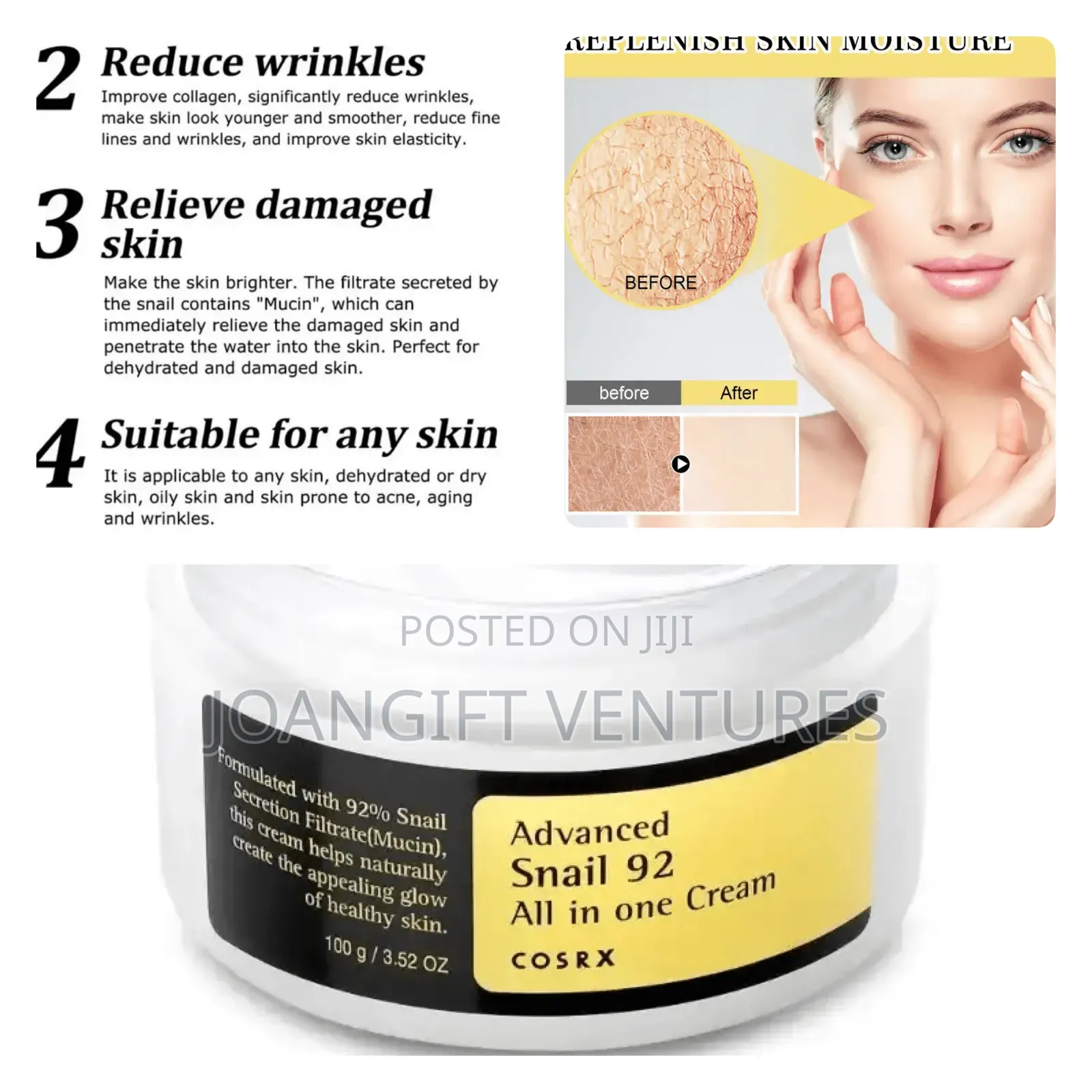 Advanced Snail 92 All in One Cream (100G)