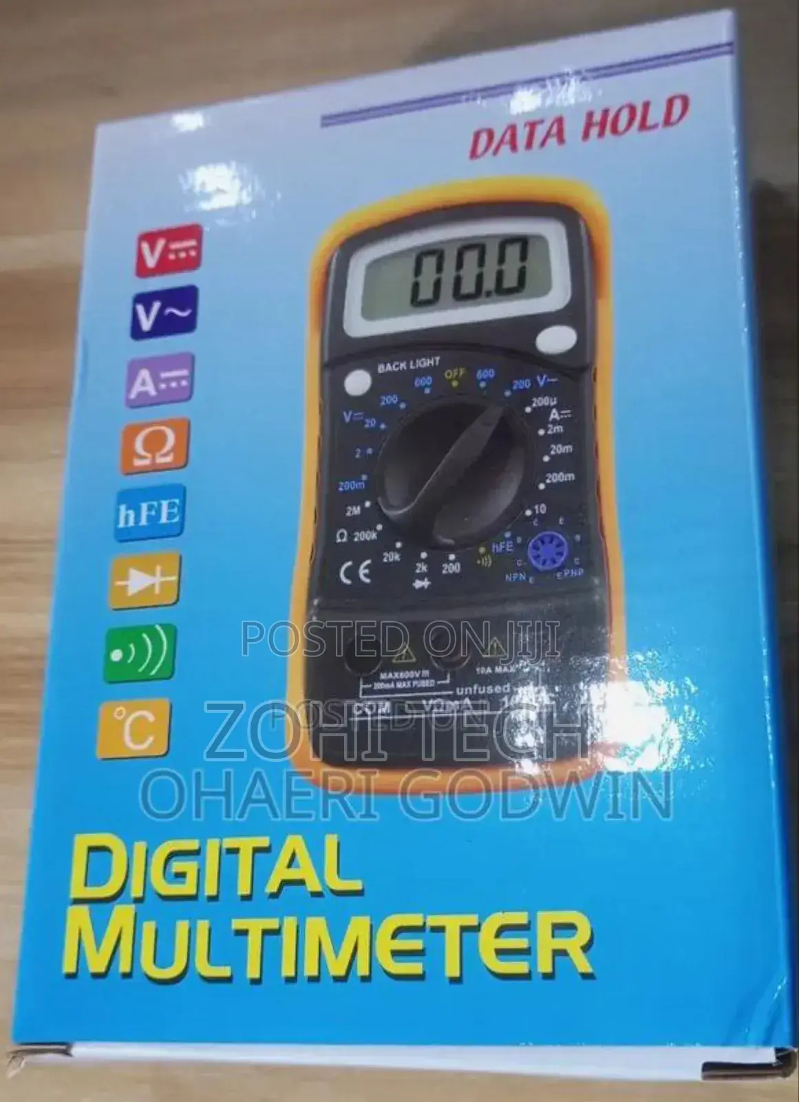 Digital Meter Data Hold Multi Meter