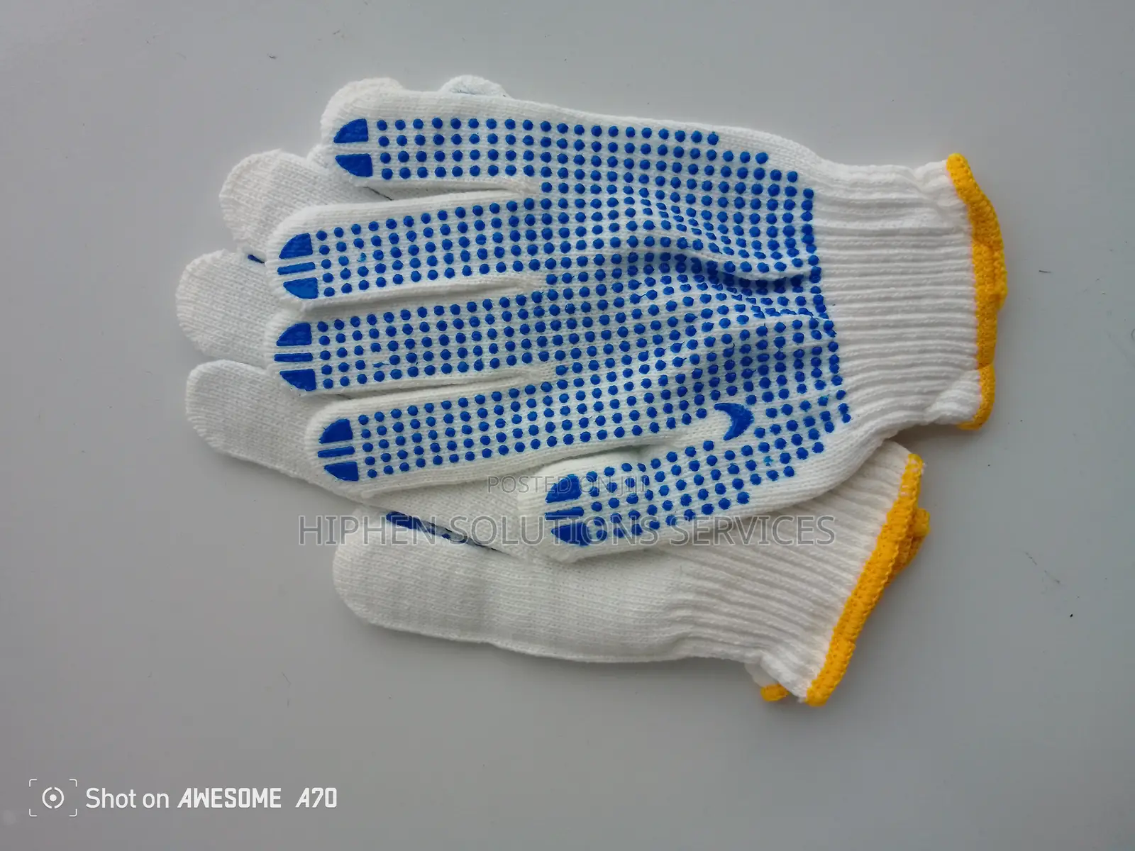 Fabric Safety Working Gloves