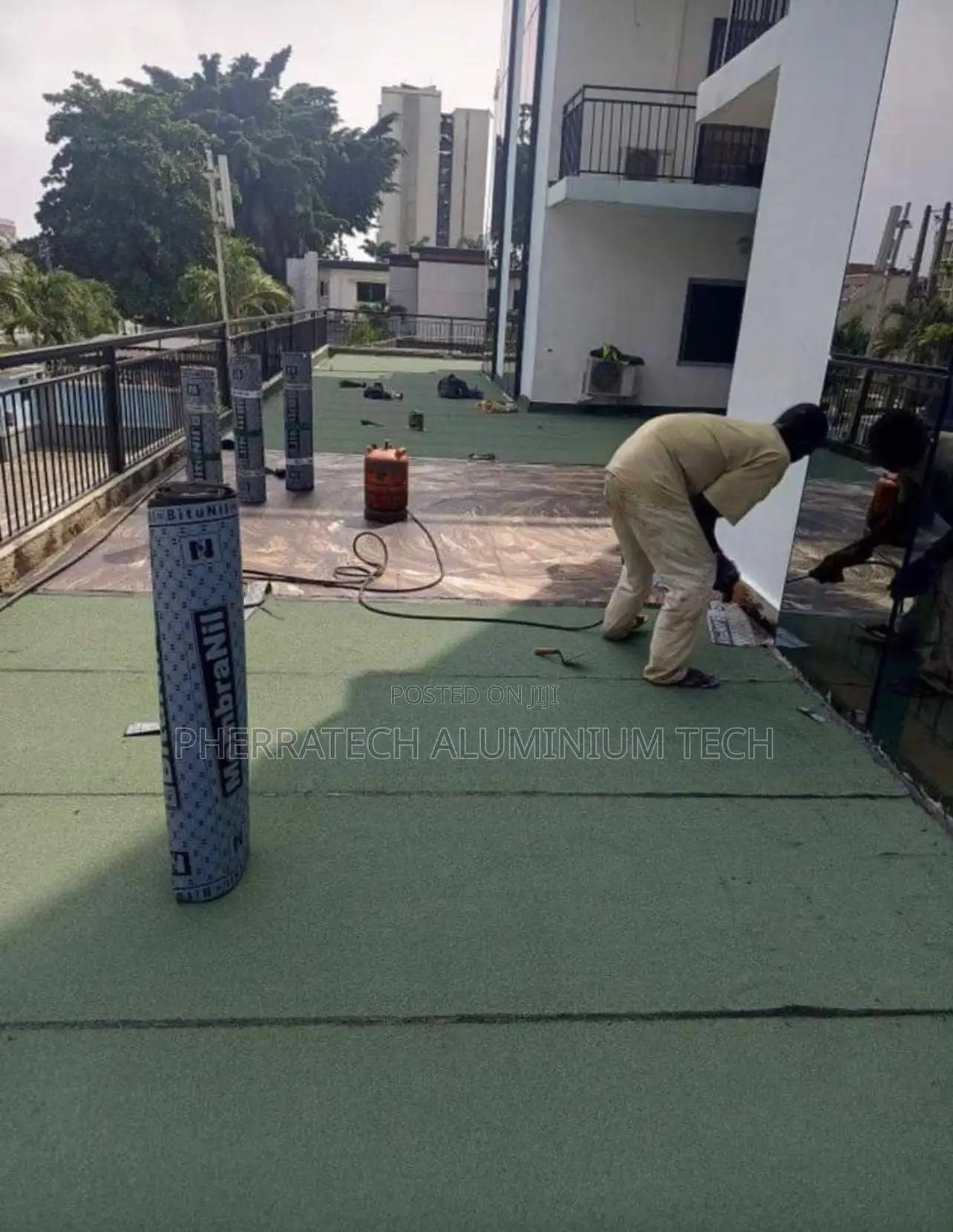 Mineral Bitumen Felt Installation