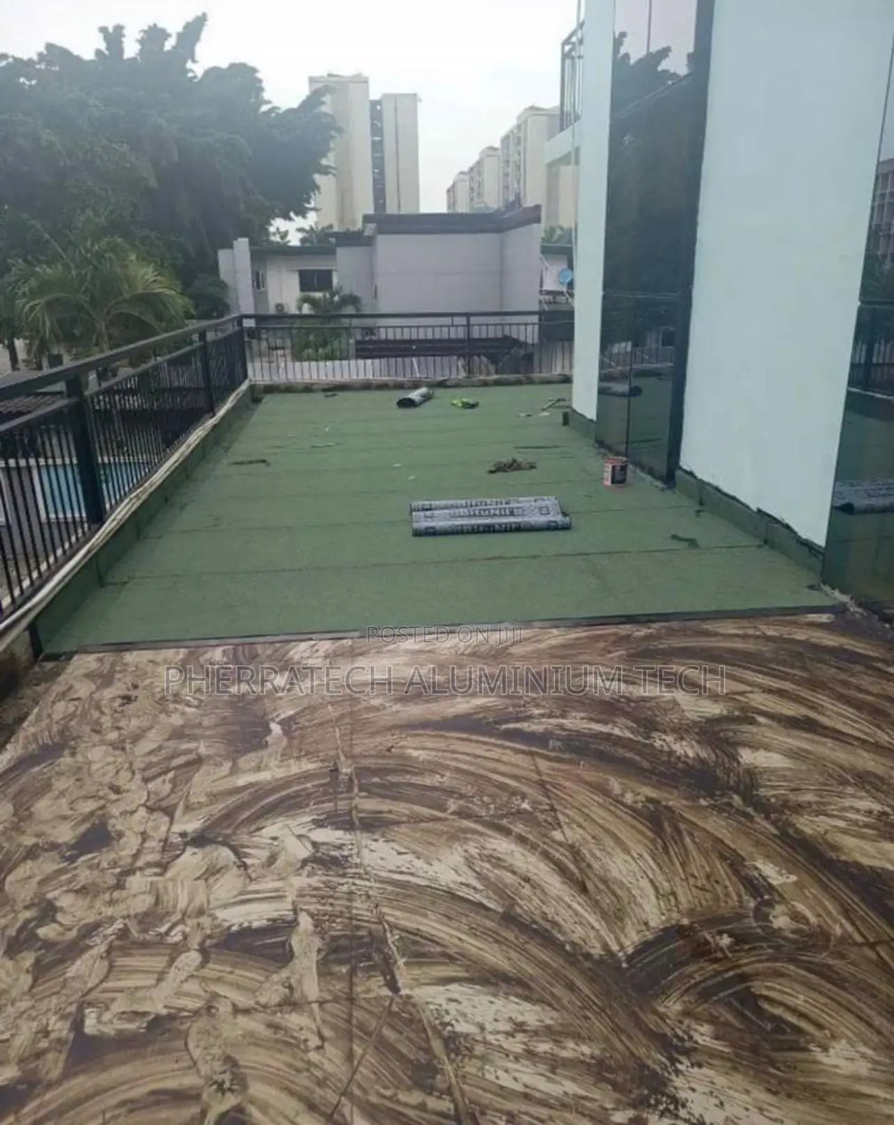 Mineral Bitumen Felt Installation