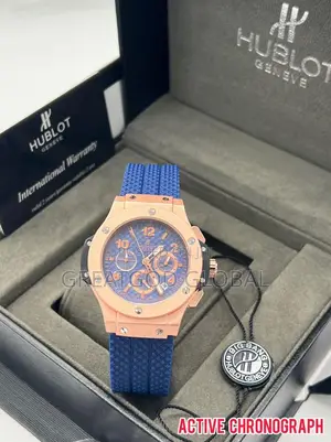 Hublot Silicon Wristwatch With Active Chronograph