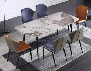 Dining by Six Seaters With Marble Top