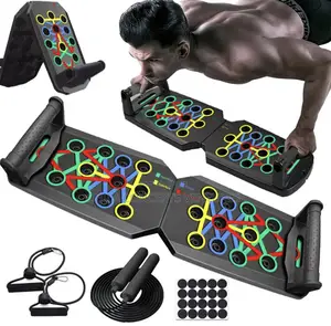 Exercise 10in1 Push Up Board With Skipping Rope Band