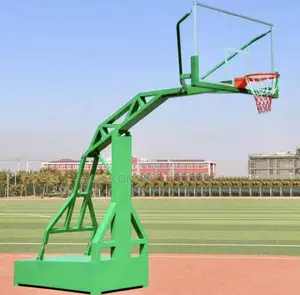 Olympic Basketball Stand With Fibre Glass Backboard