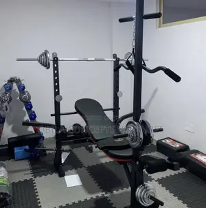 Muscle Builder Bench Press With Latpull + 50KG Set