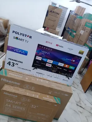 Durable Polystar 43” Smart Ultra HD TV
