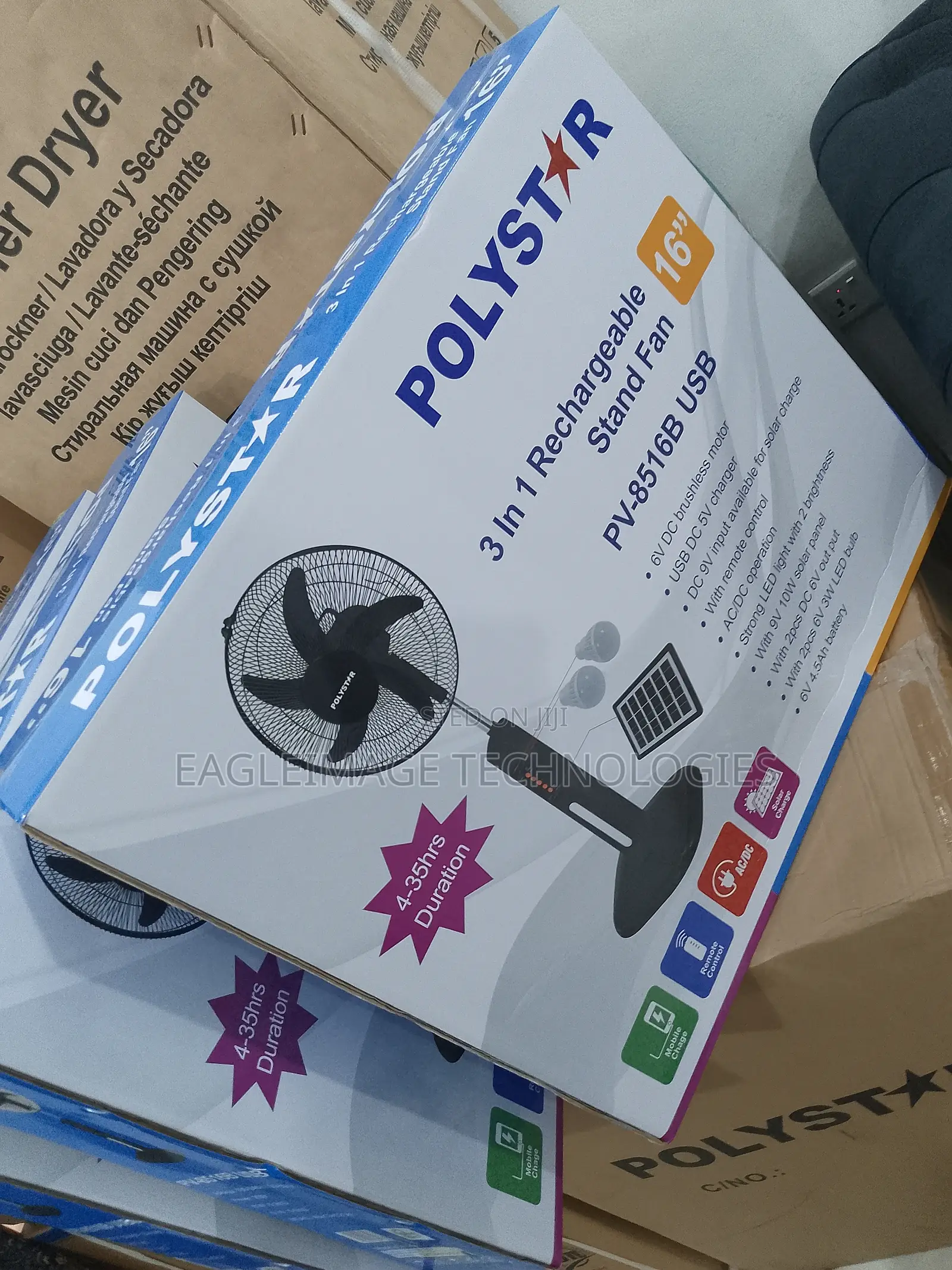 Best Selling Rechargeable Standing Fan