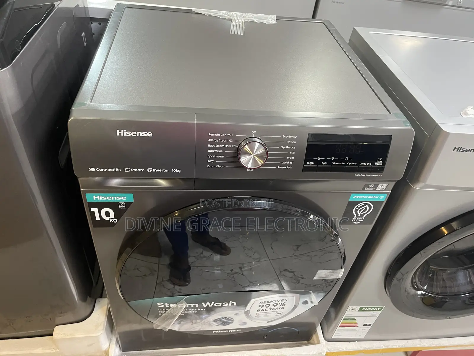 10kg Front Loader Hisense Washing Machine /Wash and Spin