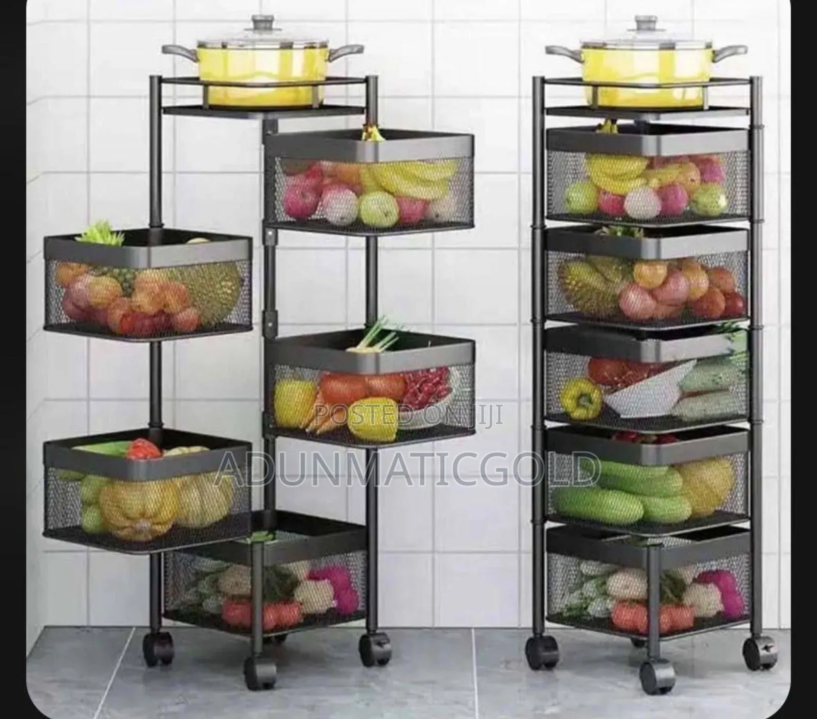 5 Layers Storage Rotating Tollery