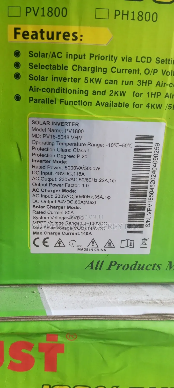 5kva 48v Must Inverter Available