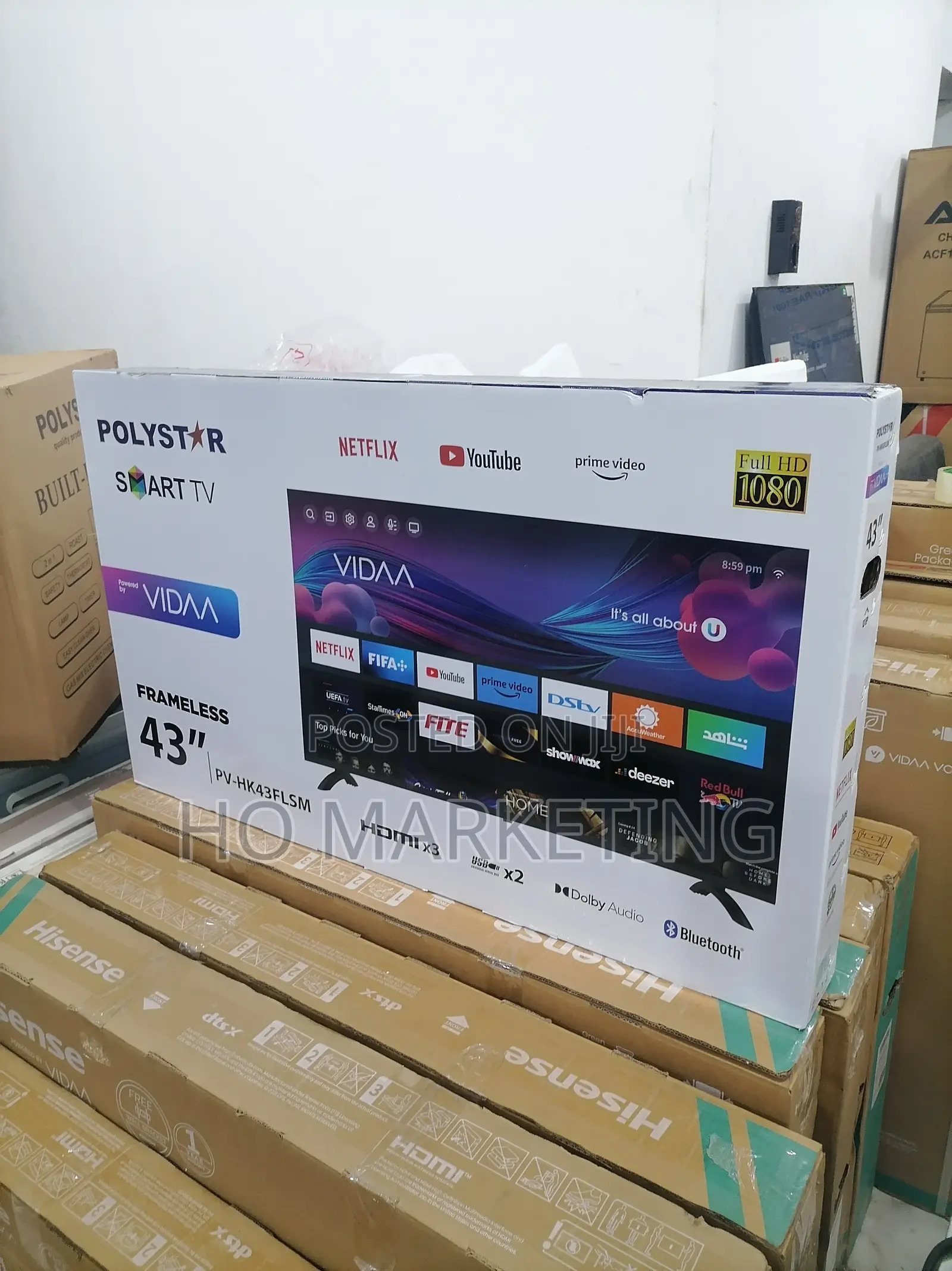 The Premium Polystar 43 Inches Smart TV