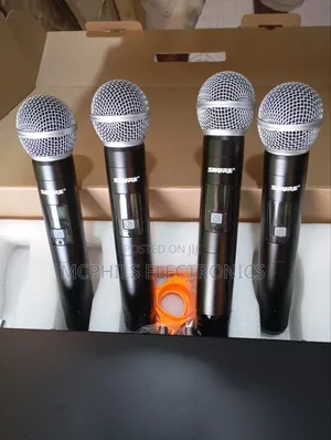 Shure 4 in 1 Wireless Mics
