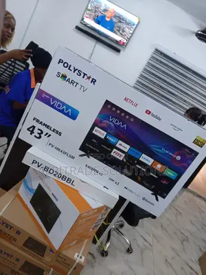 43 Inch Polystar Smart HD TV Powered by Vidaa