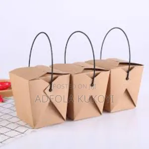12oz Food Paper Box With Handle - 1000pcs