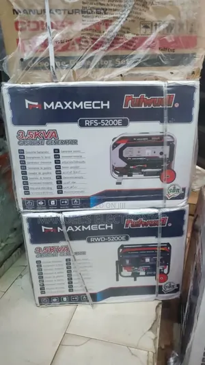 ☆¤3.5kva Maxmech Petrol Generator 100% Copper Coil
