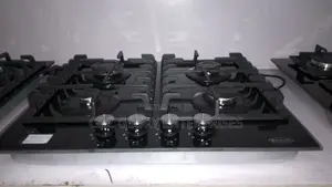 Omaha 4gas Burner, 60*60cm,Black Glass Top,Cast Iron.Call Me