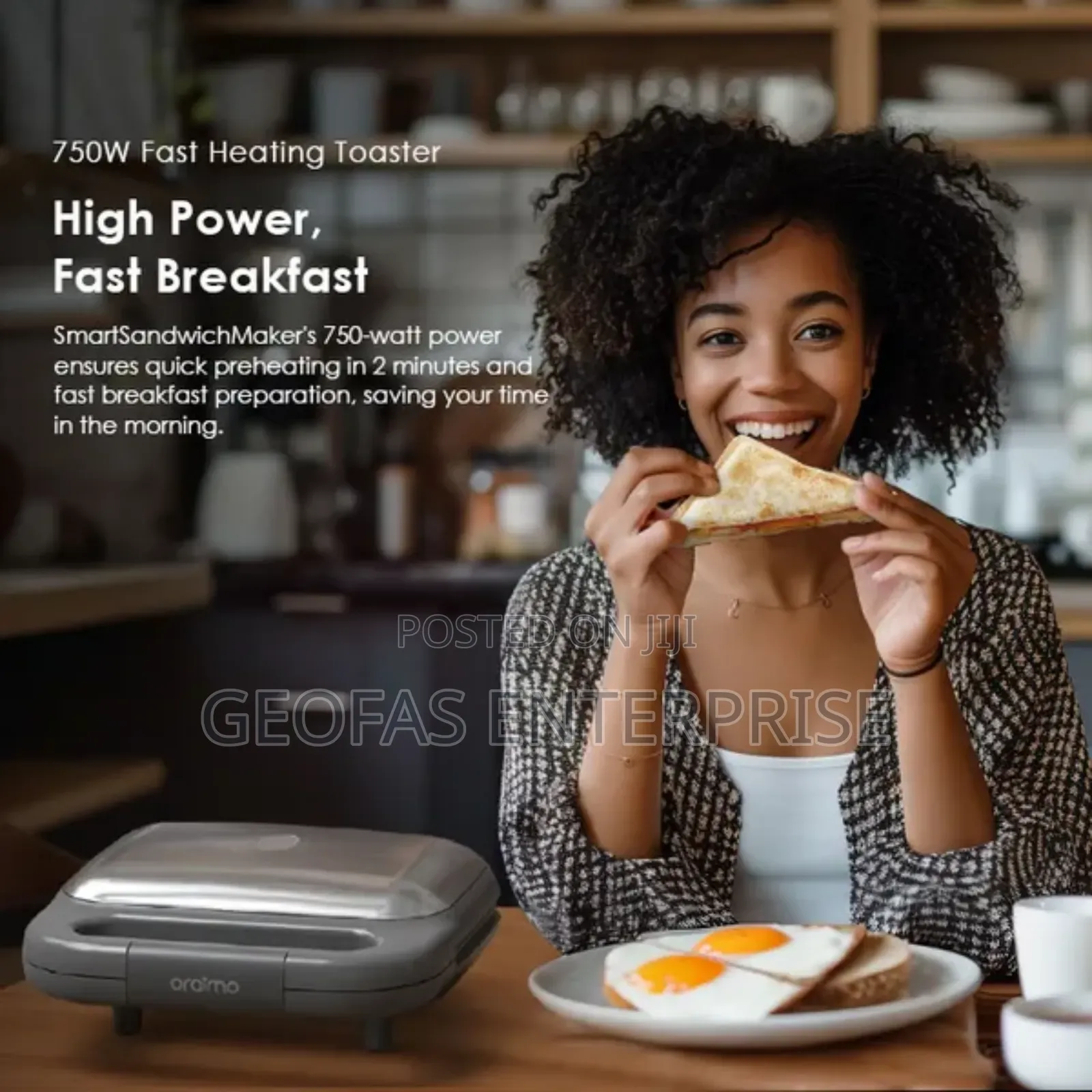 Oraimo Smartsandwichmaker 750W Sandwich Maker